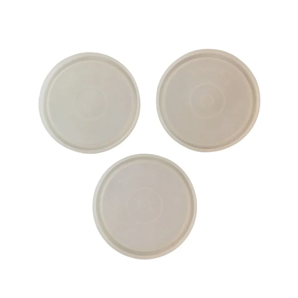 Tupperware Three White Clear Lid Seal G 3